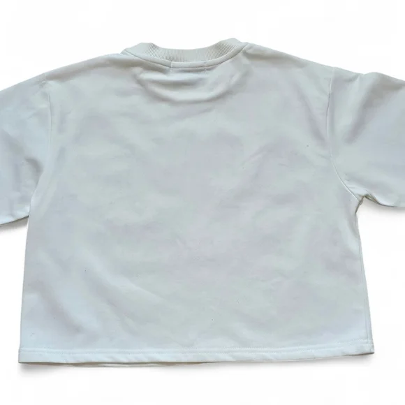 Girls “LOVE PLAY” Graphic Tee & Black Wide-Leg Pants Outfit Set Size 10/11 - Picture 5 of 9